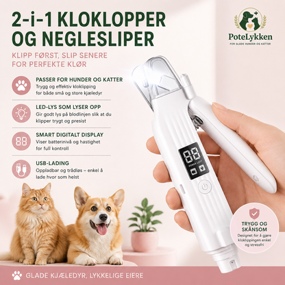 Elektrisk Klotrimmer for Hund