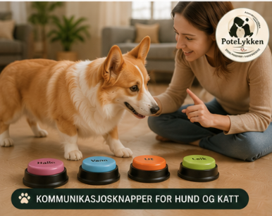 Kommunikasjons knapper for Hund og Katt