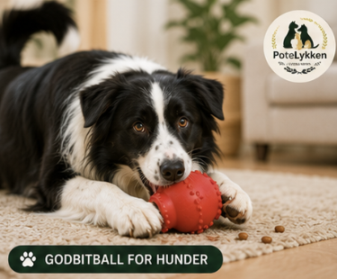 Slitesterk Naturgummileke for Hund